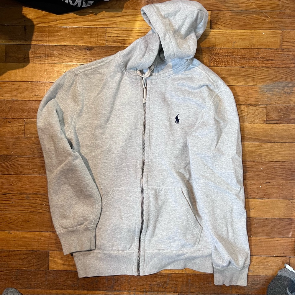 Classic Polo by Ralph Lauren zip up hoodie men, large